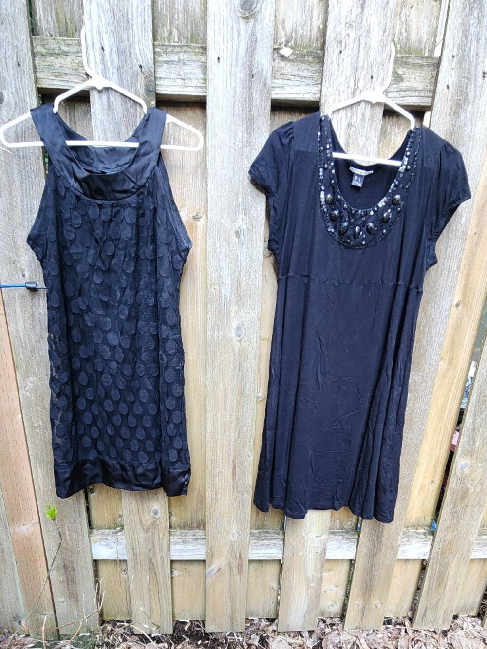 GUC Women's bundle of 2 - Black midi swing dresses